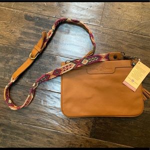 Cristina orozco leather crossbody